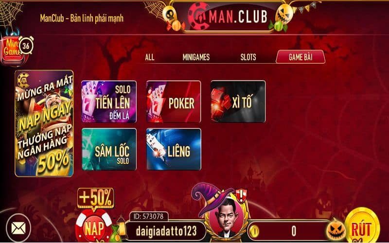 Game bài đổi thưởng Man Club