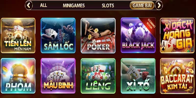 Game bài Sunwin với nhiều thể loại đa dạng và cuốn hút