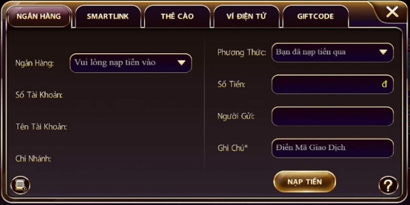 Truy cập trang chủ và gửi tiền vào tài khoản cá cược của bạn