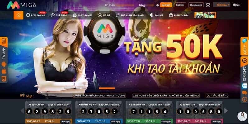 Tổng hợp ưu điểm đặc sắc tại sân chơi MIG8