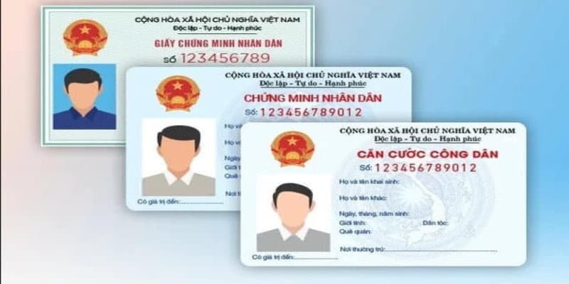 Thông tin cá nhân đăng ký tài khoản mới phải trùng khớp với CMND/CCCD